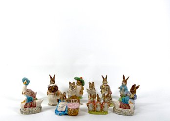 Royal Doulton  & Other Makers 'beatrix Potter' Series Group Figures