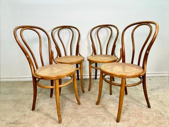 Four Vintage J&J Kohn Bentwood Chairs