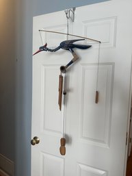 Wooden Bird Wind Chime