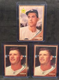 (3) 1962 Topps Baseball Cards - M