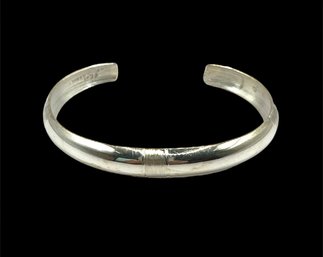 Vintage Mexican Sterling Silver Cuff Bracelet