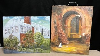 Pair Of Landscape Paintings