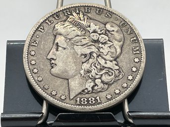 1881 Morgan Silver Dollar. (SD14)