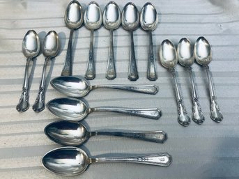 13 Sterling Silver Teas Spoons