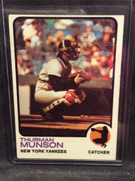 1973 Topps Thurman Munson - M