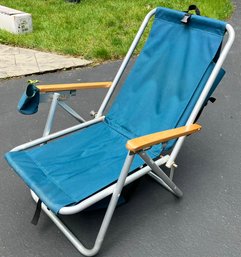 A Teal Lawn Chair