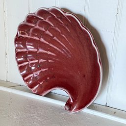 Seashell Ceramic Studio Dish Chilmark 8in Of Marthas Vineyard