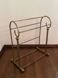 Vintage Brass Quilt Rack/ Blanket Holder (1 Of 2)