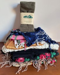 7 Scarves & New Fleece Socks By Ridge Tech