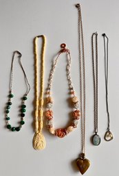 6 Necklaces, Some Vintage