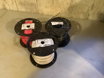 Wire Lot Of 3 Spools