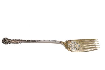 Gorgeous  Sterling Silver Serving Fork - 32 Grams