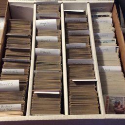 4 Row Box Filled With 1970s - 1980s Baseball Cards (local Pickup Only For This Lot) - M