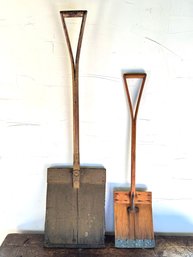 Two Beautiful Primitive Shovels