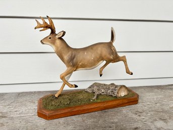 Leaping Deer Figurine