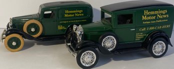 2 Hemmings Motor News Car Piggy Banks