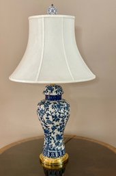 Oriental Blue And White Lamp