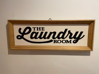 Framed Sign 'The Laundry Room'