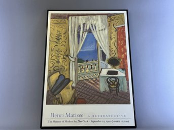 Henri Matisse Interior With A Violin Case Museum Poster In Frame 1992