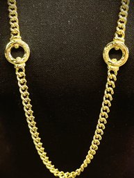 Burberry's Vintage Heavy Gold Tone Curb Chain