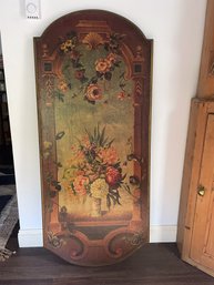 French Rococo Style Floral Wall Panel