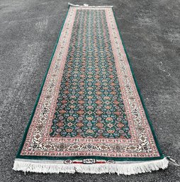 A Vintage Persian Wool Runner Carpet (Likely Kuwaiti)