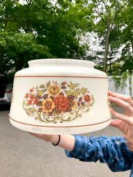 A Vintage Ceiling Fixture Milk Glass Shade