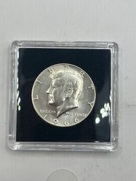 1966 Uncirculated Silver Kennedy Half Dollar