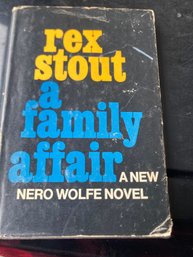 A Family Affair A New Nero Wolfe Novel By Rex Stout  The Viking Press