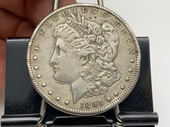 1891-S Morgan Silver Dollar. (SD17)