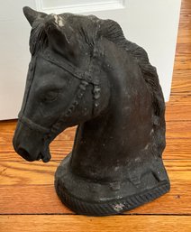 Vintage Concrete Horse Head