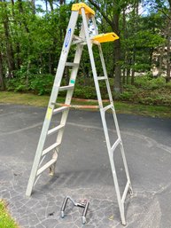 An 8' Aluminum A Frame Ladder By Werner