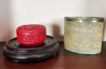 A Cinnabar Style Box And More Decor