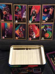 1990-91 Skybox NBA Cards In Commemorative Tin - M