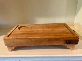 Wooden Charcuterie Board With Leather Handle