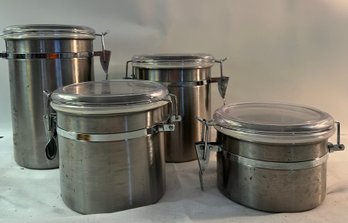 Set Of 4 Kitchen Canisters