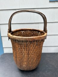 Woven Asian Rice Basket
