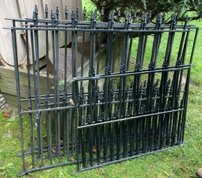 Six Sections Of Light Metal Fencing