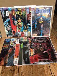 13 Batman Comic Books.    Lot 197