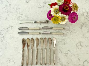 Assortment Of Vintage Spreaders, Various Styles