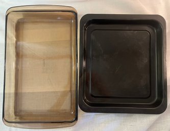 2 Cookware Dishes Including Pyrex