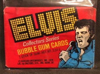 1978 Elvis Trading Cards Sealed Pack - M