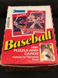 1990 Donruss Baseball Wax Box - M