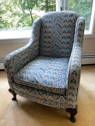 Upholstered Arm Chair By Custom Craft .