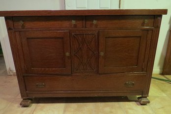 An Oak Side Board