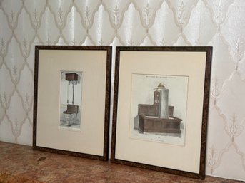 Motts Patent Bath & Shower Combination And Inodoro Porcelain Toilet Framed Prints