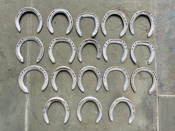 Horseshoes Worn By Horses At Churchill Downs - 18 In Total