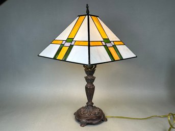 Vintage Frank Lloyd Wright Style Tiffany Style Lamp