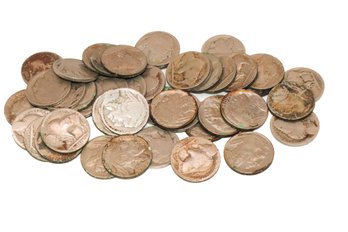 Indian Head Buffalo Nickels - 43 Coins