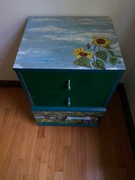 American Of Martinsville Hand Painted Night Stand